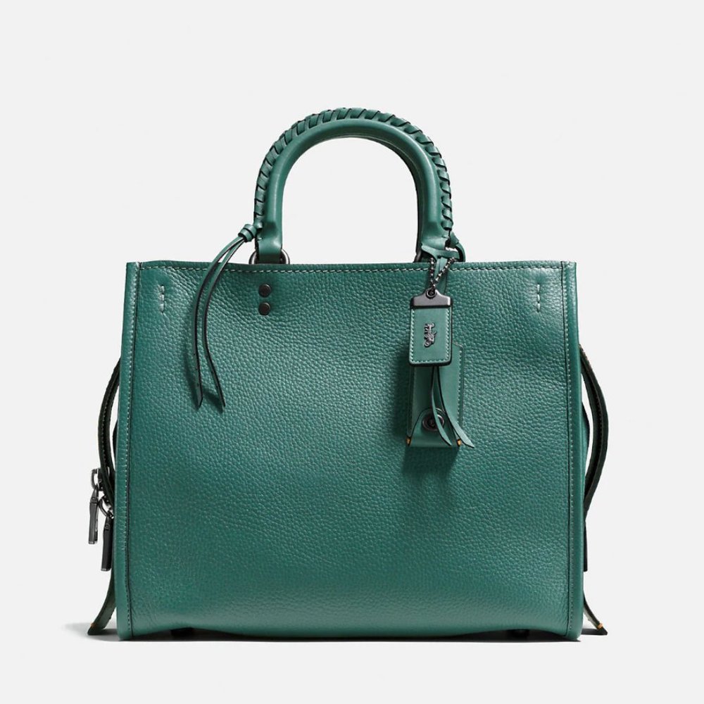 Coach Rogue 1941 whip stitch turquoise 30